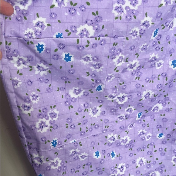 Purple Floral Women's Nightgown - Picture 5 of 6